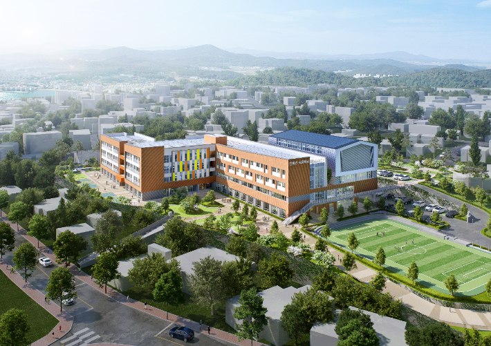 울산 동구 방어진초등학교 조감도. 울산광역시교육청 제공