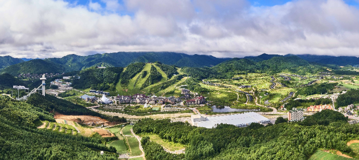 평창 알펜시아리조트 전경. 강원도개발공사 제공 