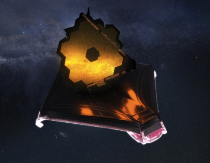제임스 웹 우주망원경 상상도. NASA's James Webb Space Telescope 페이스북 캡처