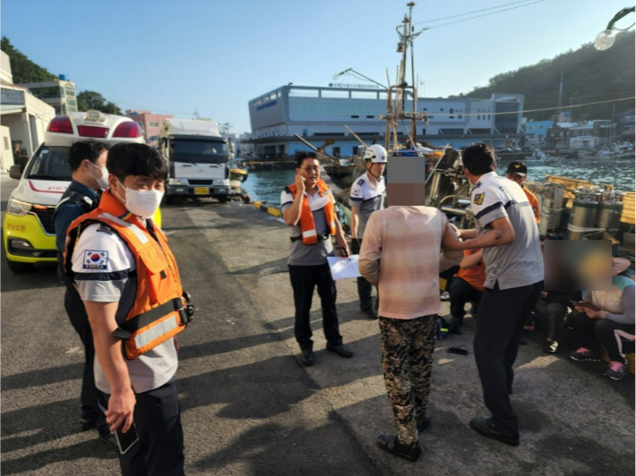 사천해양경찰서 제공