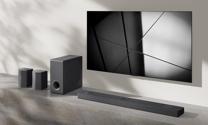 2022년형 사운드바 신제품(모델명: S95QR) 제품 이미지. LG전자 제공