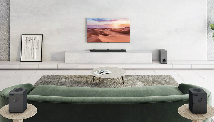 2022년형 사운드바 신제품(모델명: S95QR) 제품 이미지. LG전자 제공