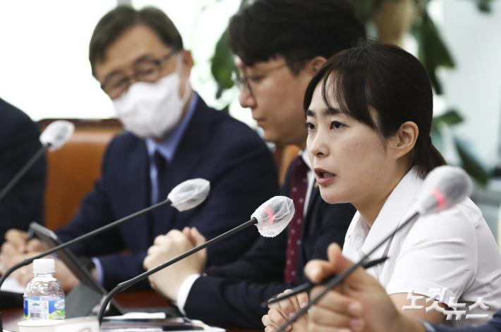 국민의힘 혁신위원회 의견수렵 경청회, 발언하는 손수조