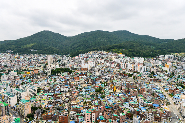 부산 동구 산복도로 일대. 부산 동구 제공