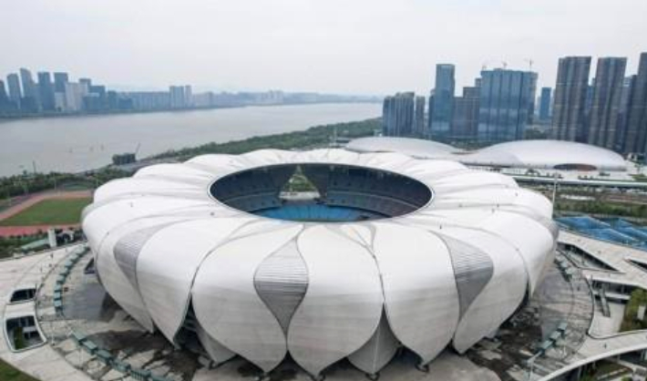 제19회 아시안 게임 주경기장인 항저우 올림픽 스포츠 센터. 연합뉴스
