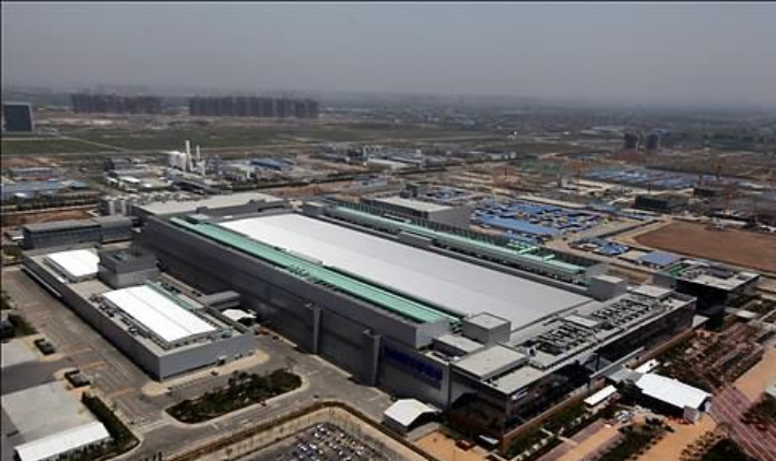 중국 시안의 삼성반도체 공장. 삼성전자 제공
