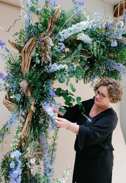 롯데백화점이 가을학기 문화센터에서 선보이는 프랑스 플라워 스쿨. 롯데백화점 제공