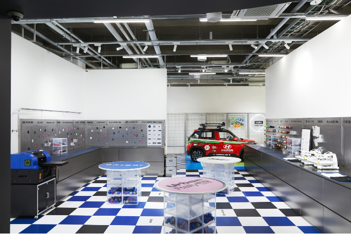 현대자동차가 서울 성동구 성수동에 위치한 '캐스퍼 스튜디오 성수'를 새롭게 단장해 개관했다. 현대자동차 제공