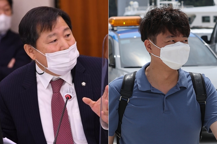 왼쪽부터 이철규 의원과 이준석 대표. 연합뉴스