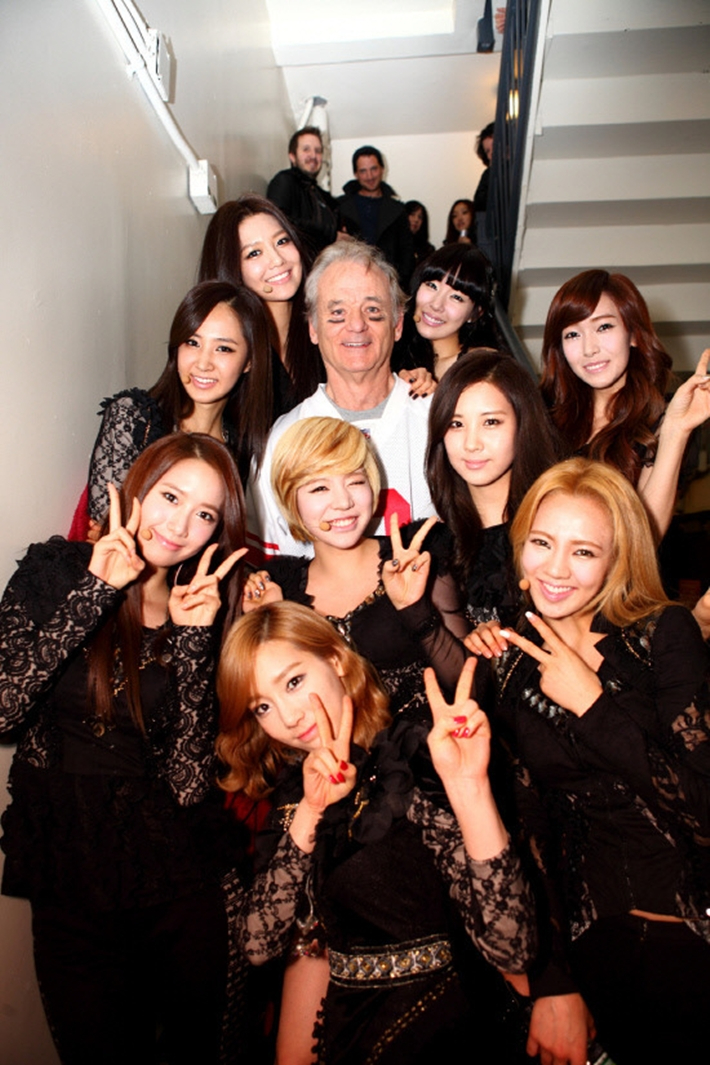 소녀시대는 미국 NBC 인기 토크 쇼 '데이비드 레터맨 쇼'에 한국 가수 최초로 출연해 화제를 모았다. SM엔터테인먼트 제공