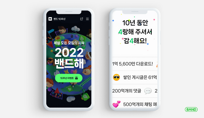 네이버 밴드 제공