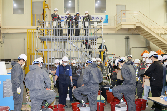 한국수력원자력 한빛원자력본부 제공