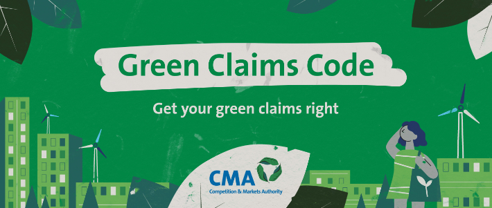 영국 정부의 친환경 마케팅 시행 지침인 'Green Claims Code'. 영국정부 경쟁시장국(CMA) 제공