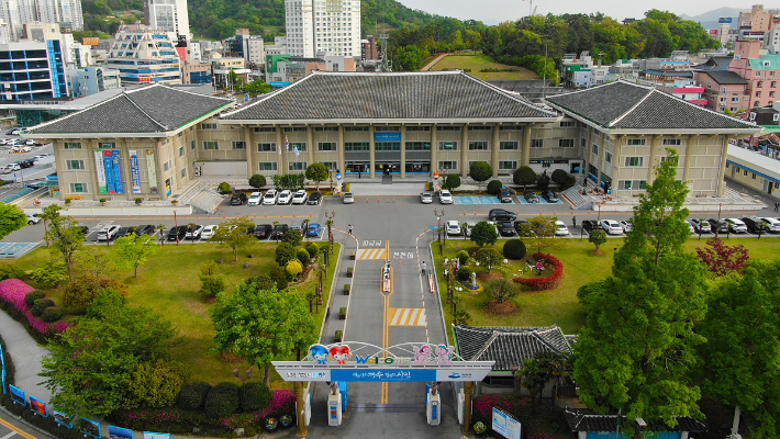 전남 여수시청사 전경. 여수시 제공