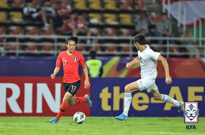 한국 올림픽 축구대표팀 자료사진. 대한축구협회