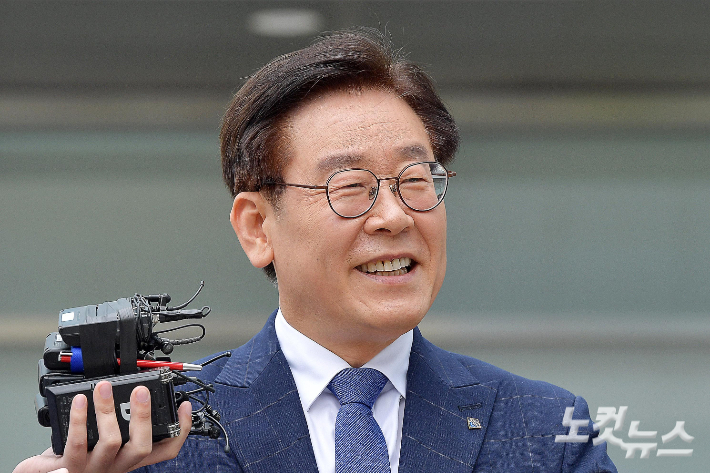 경기도지사 시절의 더불어민주당 이재명 당대표 후보 모습. 박종민 기자