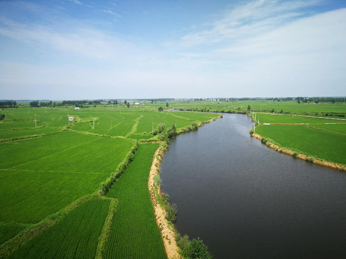 동북지역 최고의 쌀 생산지로 평가받는 중국 우창 지역 평원. 바이두 캡처