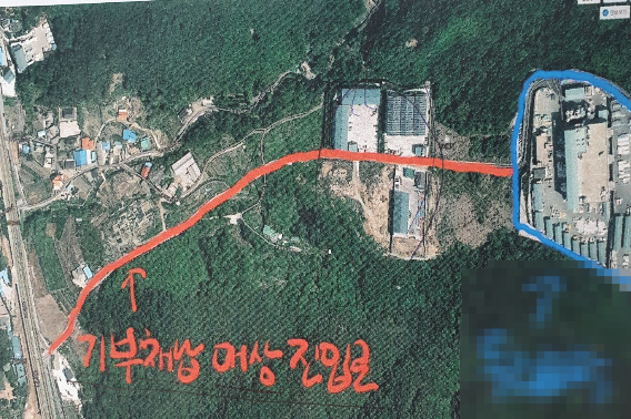 토지소유자 B씨 제공