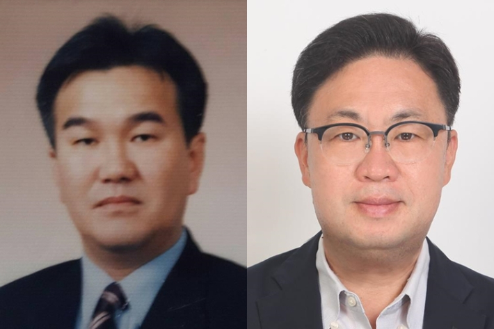 김남수 경기도 정책수석(왼쪽)과 강권찬 신임 기회경기수석. 경기도 제공