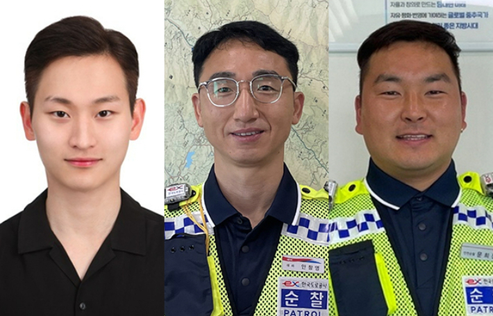 왼쪽부터 표세준씨, 안창영씨, 문희진씨. LG 제공