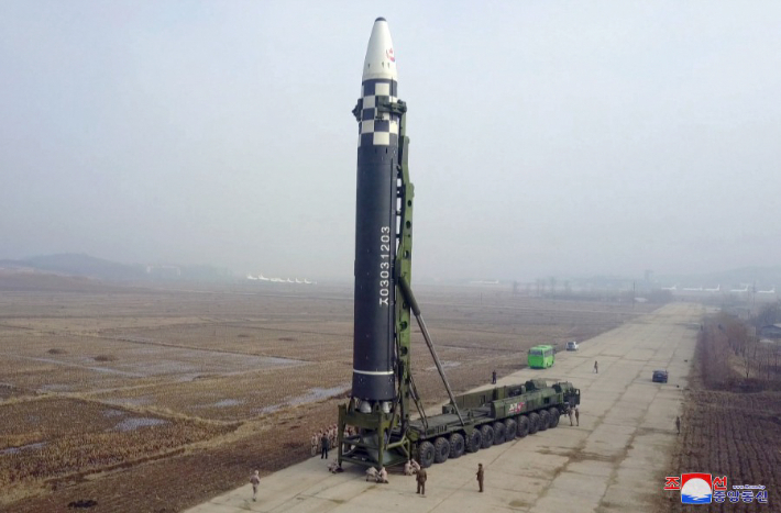 북한 ICBM 화성-17형. 연합뉴스