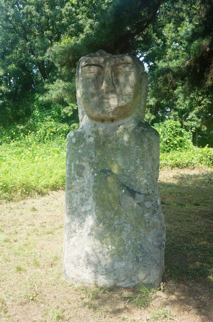 나성동 석조여래입상. 세종시 제공