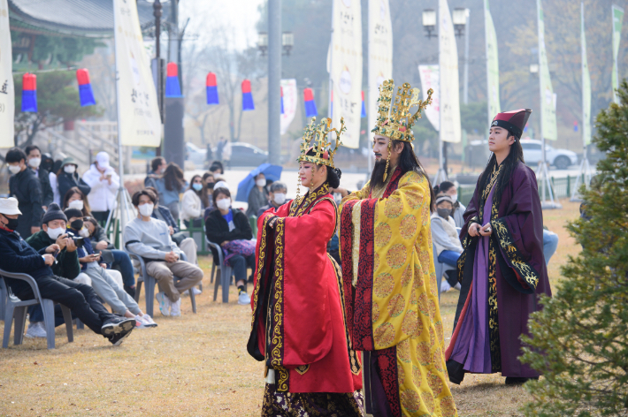 지난해 열린 신라왕들의 축제. 경주시 제공