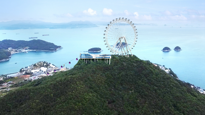 여수 돌산 소미산 대관람차와 곤돌라시설 조감도. (주)공감 제공