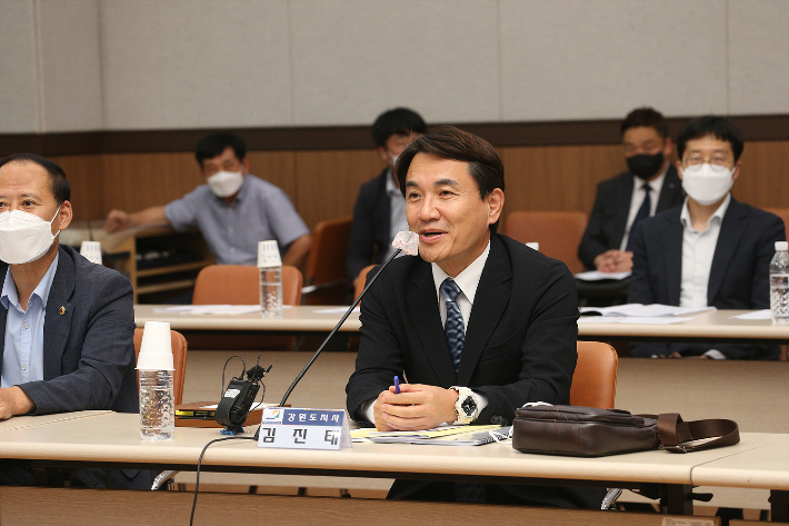 김진태 강원도지사. 동해시 제공