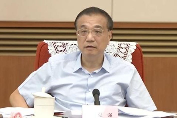 중국 중앙정부는 올해 초 5.5% 경제성장률 목표치를 제시했다. 사진은 리커창 중국 총리. 연합뉴스