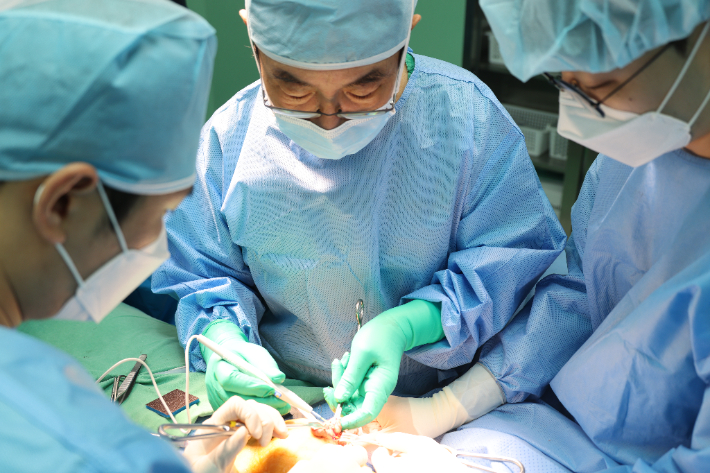 유방암 수술 모습. 포항세명기독병원 제공