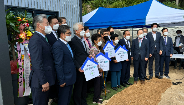 한교총은 1차로 4가구를 건축해 이재민들에게 제공했다. 한교총은 12월말까지 54가구의 건축을 마무리한다는 계획이다. 