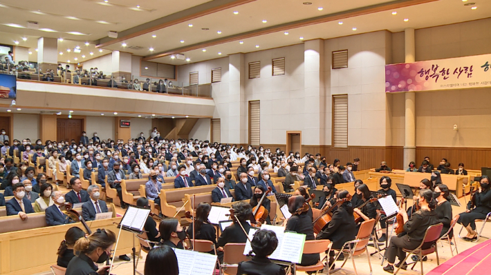 경안노회 창립 100주년 감사음악회가 안동서부교회에서 열렸다.