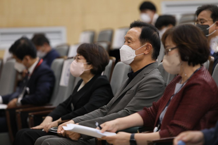 토론회에 참석한 임태희 경기도교육감. 경기도교육청 제공