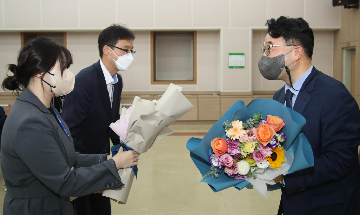 황성환 전라남도부교육감 4일 취임식을 갖고 공식 업무를 시작했다. 전라남도교육청 제공