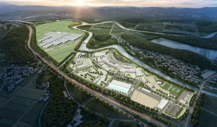 농업기술원 등 이전사업 조감도. 경남도청 제공