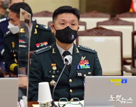 국정감사 출석한 안병석 한미연합사 부사령관