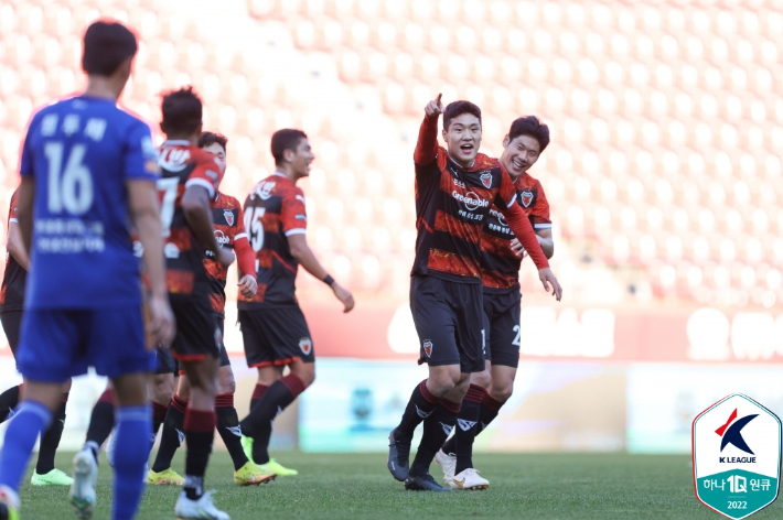 포항 이호재. 한국프로축구연맹 제공