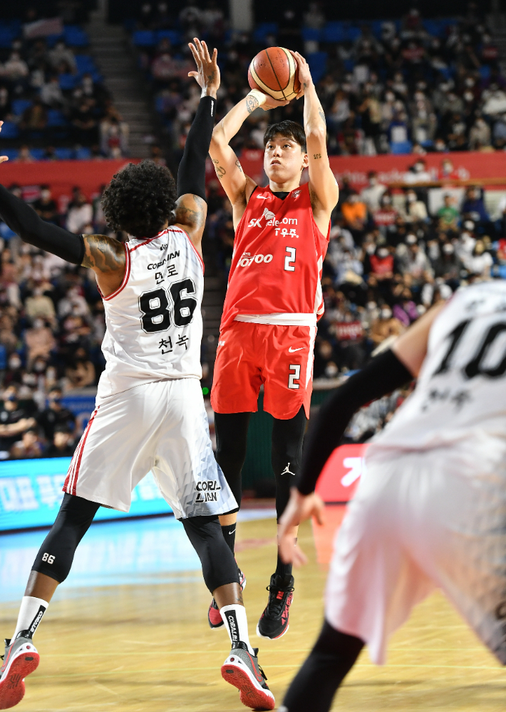 2021-2022시즌 프로농구 MVP 서울 SK 최준용. KBL