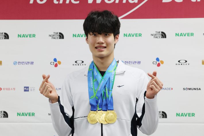 제103회 전국체전 MVP 황선우. 연합뉴스