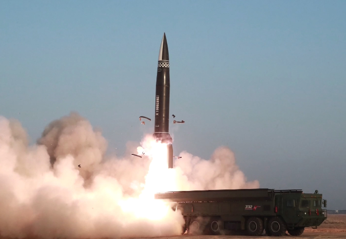 북한 탄도미사일. 연합뉴스