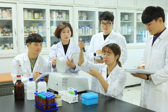 동신대학교 식품영양학과 식품분석 수업(사진제공=동신대)