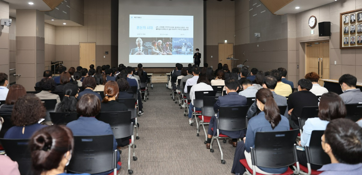 공약 담당자 대상 매니페스토 특강. 고흥군 제공