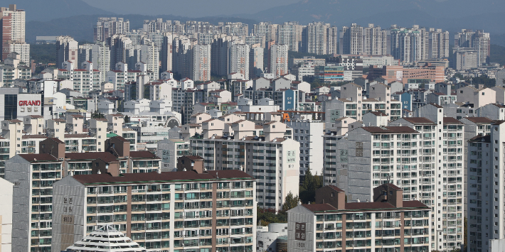 경기도 고양시 일산 신도시 일대의 모습. 연합뉴스