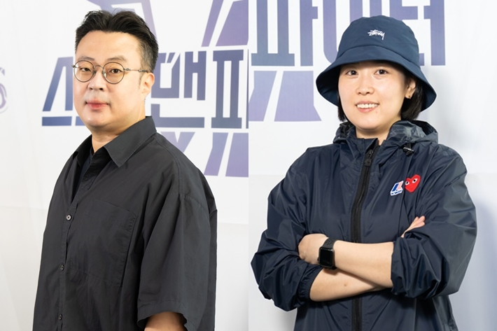 왼쪽부터 '스트릿 맨 파이터' 권영찬 CP와 최정남 총연출. 엠넷 제공