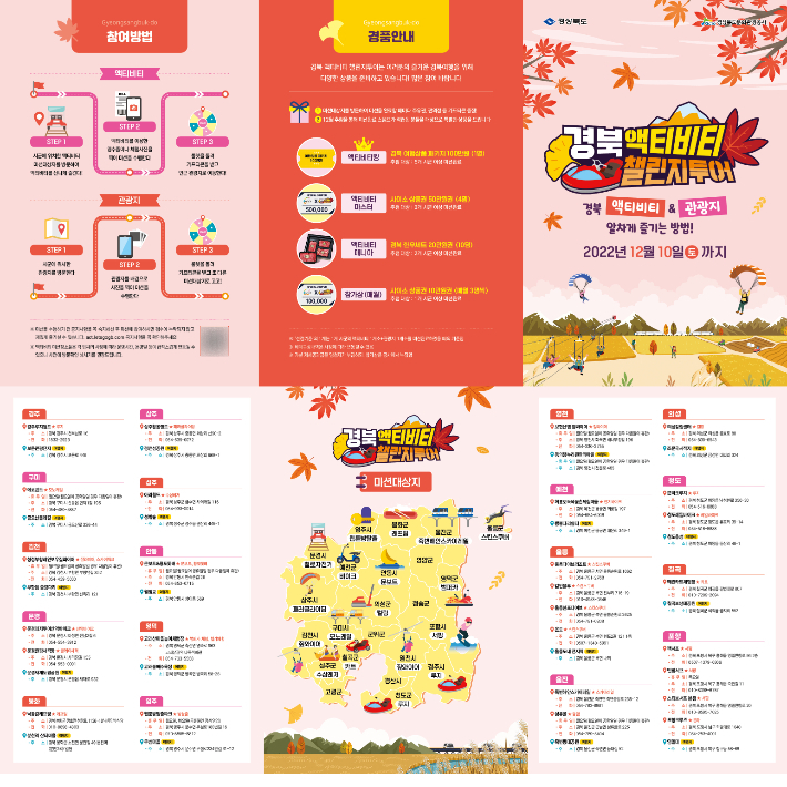 경북액티비티 챌린지투어 포스터. 경북문화관광공사 제공