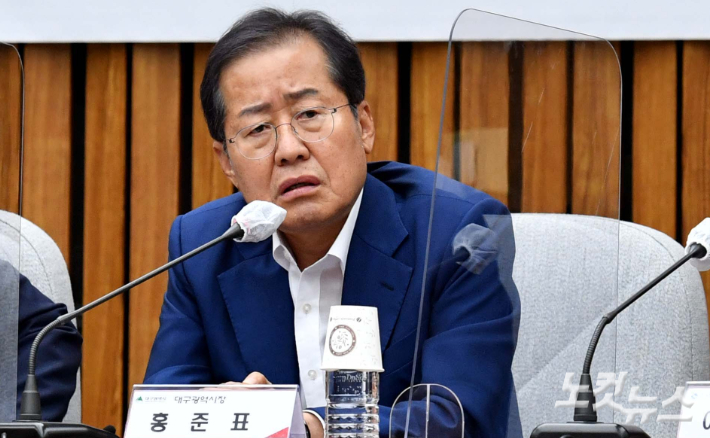 홍준표 대구시장. 윤창원 기자