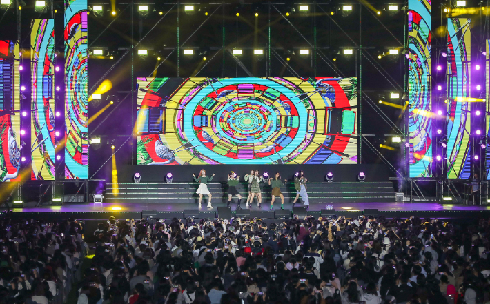  지난 22일 광양공설운동장에서 열린 '2022 광양 K-POP 페스티벌'. 광양시 제공