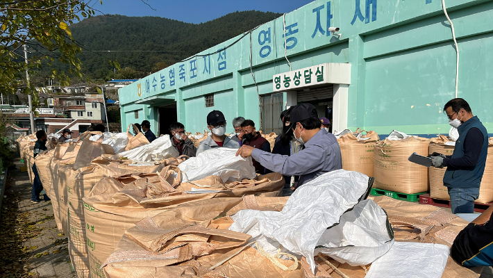 여수시가 올해 공공비축미 1778톤을 매입할 계획이다. 여수시 제공