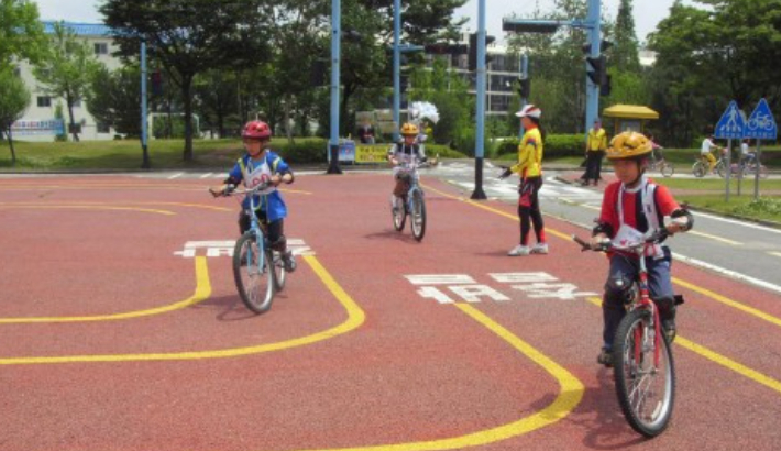 어린이 자전거 운전면허시험 자료사진. 창원시 제공